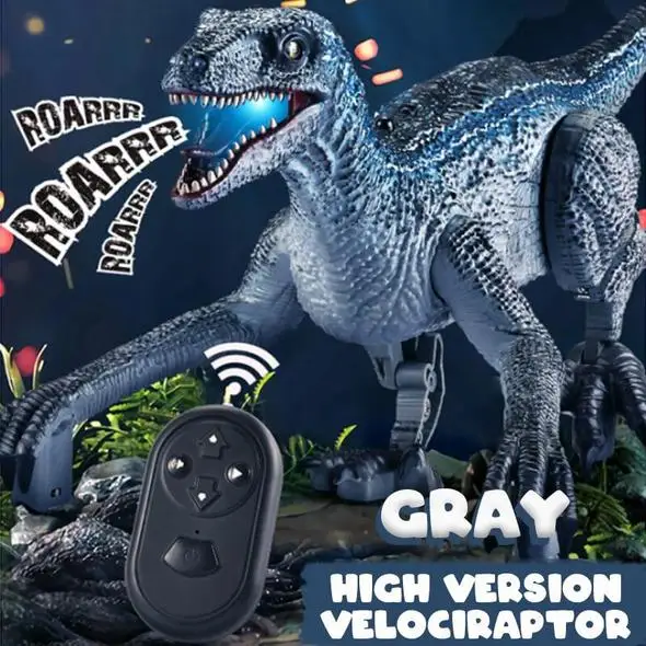 Rc Dinoszaurusz Távirányító Játékok Fiúknak Dinoszaurios De Juguete Jurassic World Kék Velociraptor Dinoszaure Ajándék Gyerekek