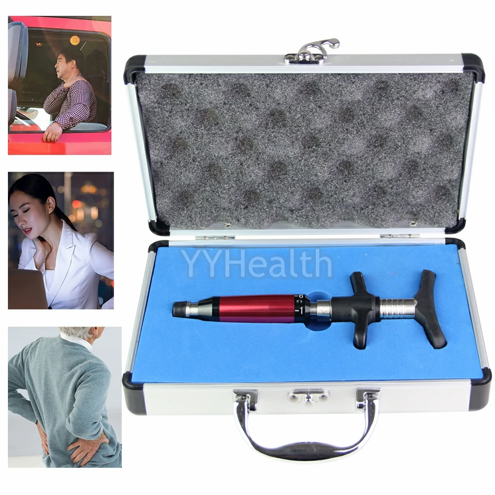 

New Chiropractic Adjusting Tool For Backbone Modulation And Adjustment Top Quality Massager 1 Heads Chiropractic Correction Gun