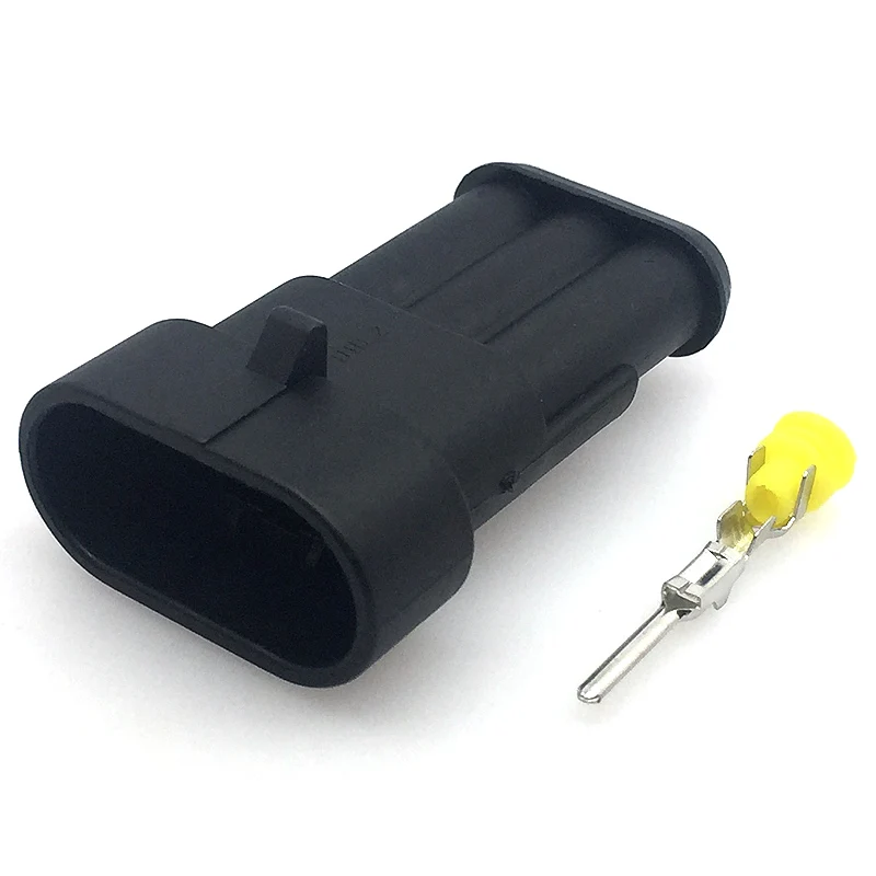 

5 sets 3 Pins male IP67 way Super Sealed Waterproof Electrical Wire Connector Auto Plug for Car caravan marine jet plug