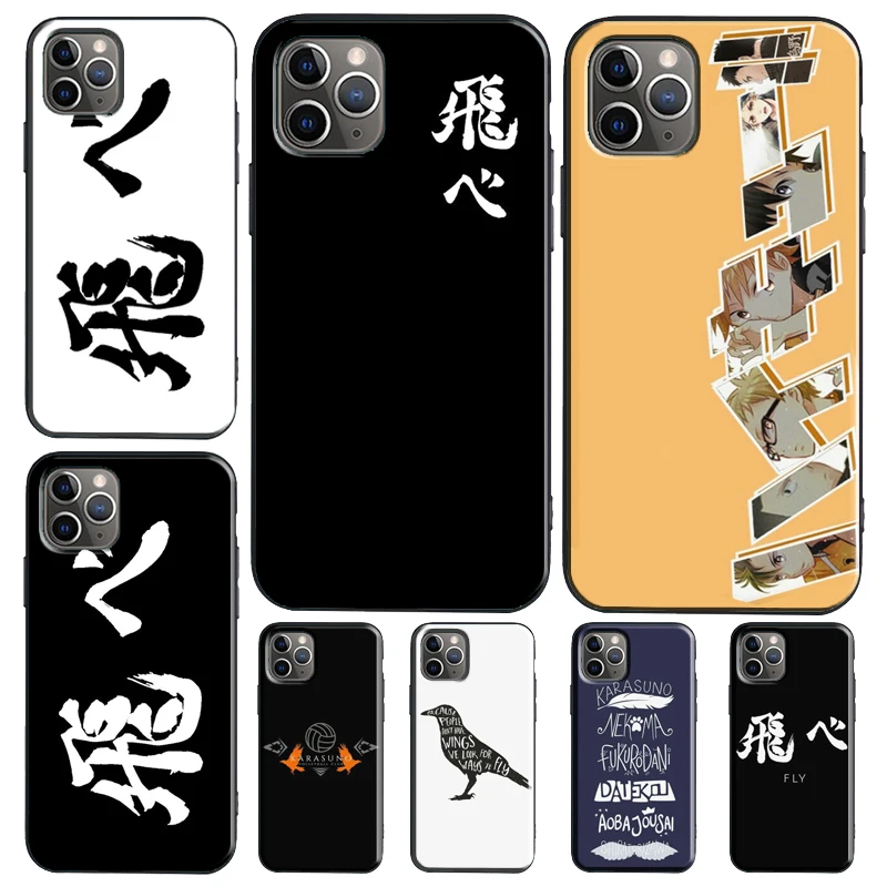 Чехол Haikyuu для iPhone 11 Pro Max XR X XS 6S 8 7 Plus SE 2020 12 13 mini ТПУ | Мобильные телефоны и