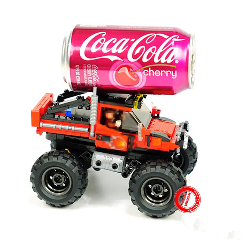 Новый супер большой ножной автомобиль MOC внедорожные приключения Fit Lepinings Technic