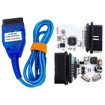 

Diagnostic Cable Tool USB OBD Interface Diagnostic Cable Test Line Fits for INPA K+CAN With Switch Automobile Fault Detection