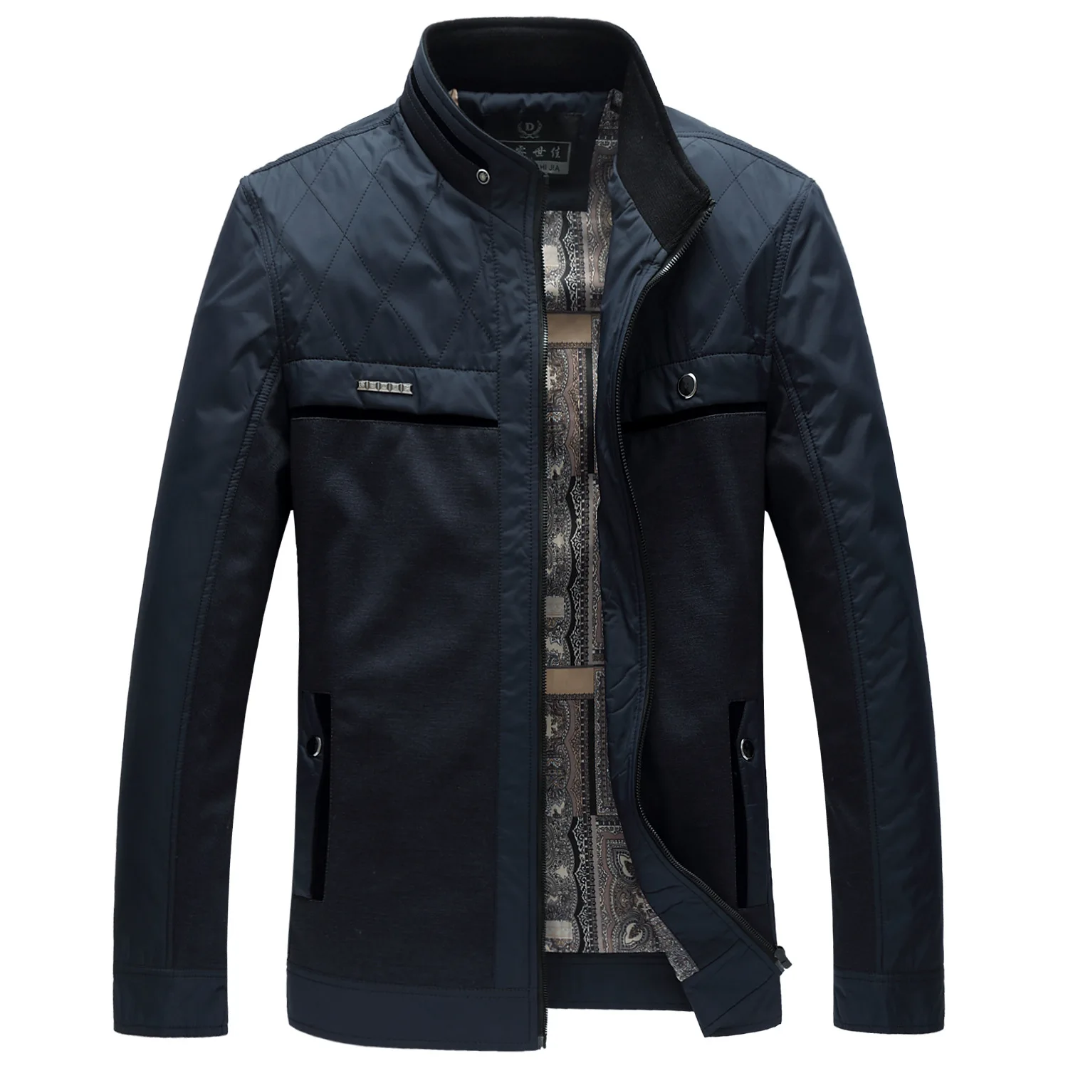 

2018 Spring And Autumn MEN'S Jacket Business Casual Men'S Wear Thin Spring And Autumn Middle-aged Coat Dad