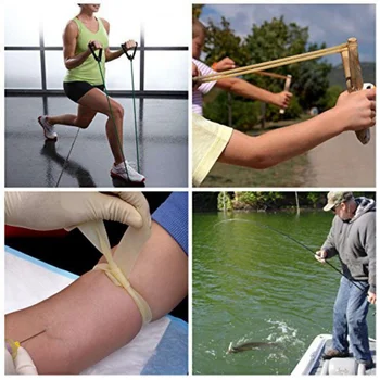 

10M/Set Meters Band Catapults Hunting Tubes Latex Natural Rubber Stools Shooting At The Arrangement Yoga Bungee 3mm X 5mm