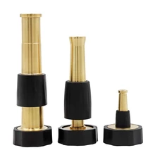 SHGO горячий-регулируемый шланг для воды сопло и струйная уборочная машина опрыскиватель сверхмощный Твердый латунный материал твист шланг сопла распылитель Шаблоны