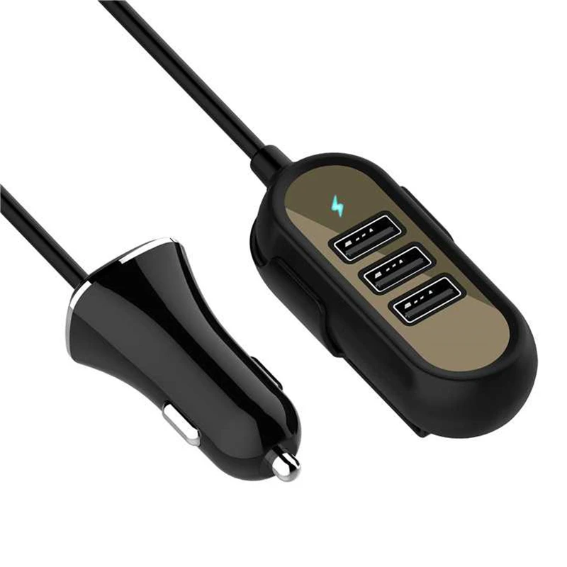

1PC Car Charger Mobile Phone Tablet Universal 4USB Car Charger 5.8A Fast Charge Multi-Function Car Charger For Mobile Phone
