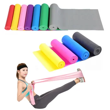 

Fitness Exercise Resistance Bands Rubber Yoga Elastic Band 150Cm -180CM Resistance Band Loop Rubber Loops For Gym Training