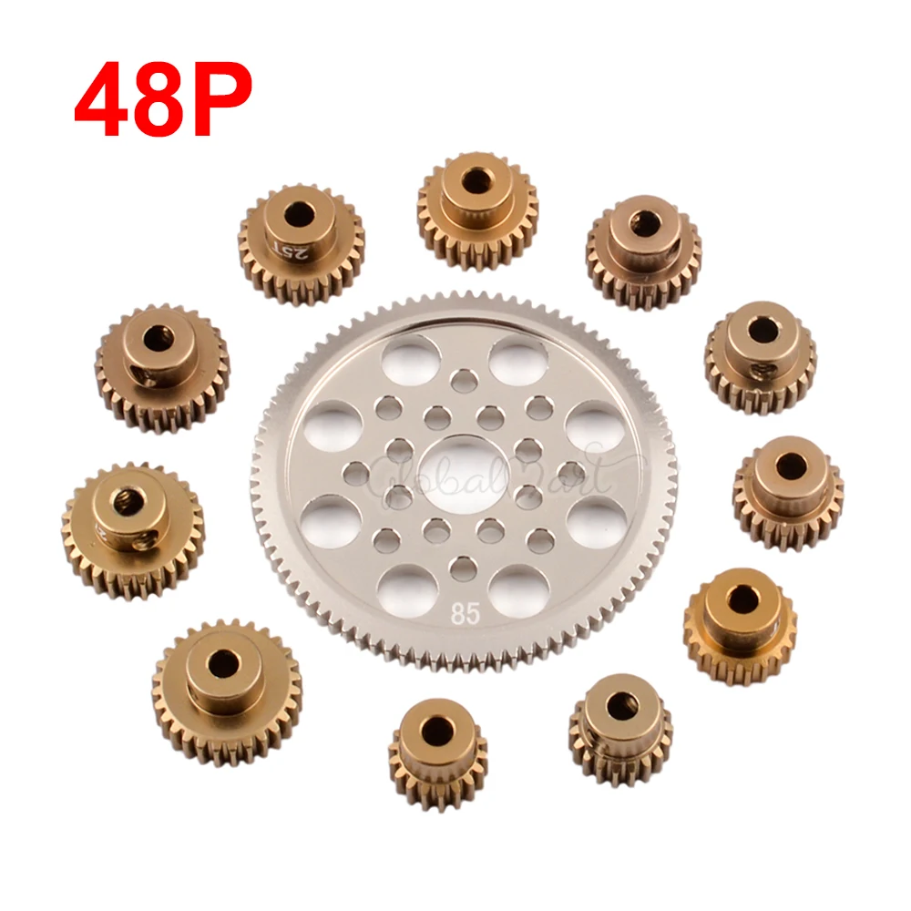 Металлическая прямозубая Шестерня 48P 92T 85T 80T 18T 19T 20T 21T 22T 23T 24T 25T 26T шестерни