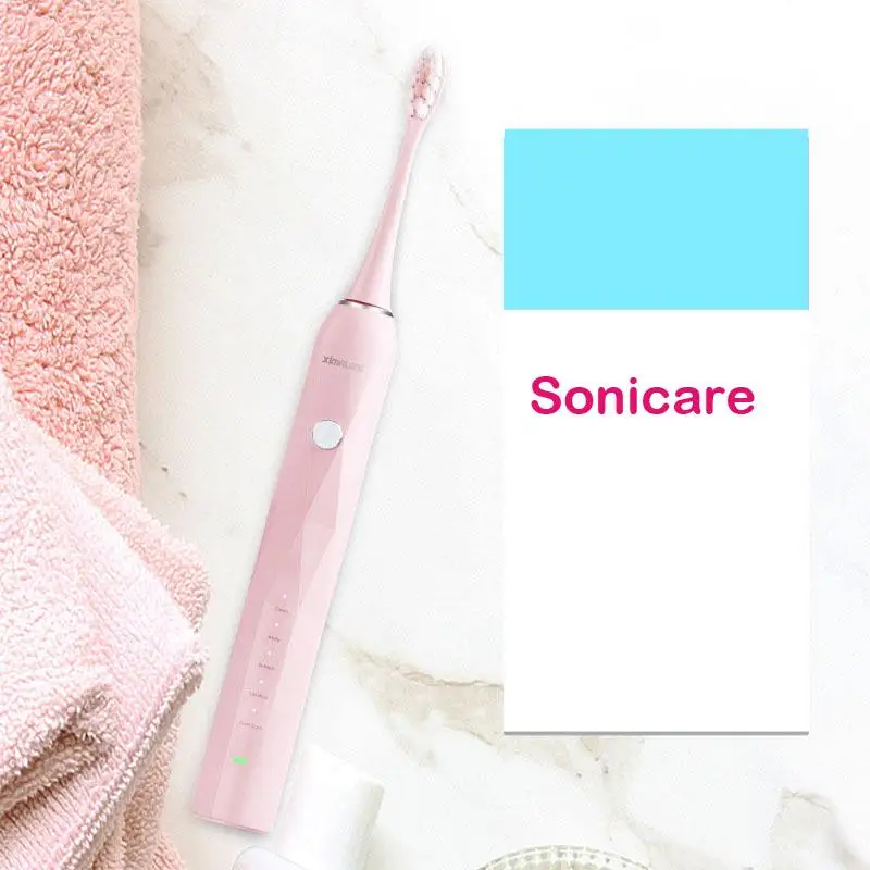 XIMAlONG интеллектуальная Зубная Щетка Sonicare Extra CleanDental Care Водонепроницаемая USB перезаряжаемая Электронная зубная щетка мягкая щетка
