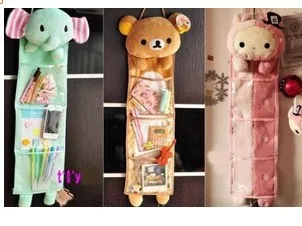 Япония мультфильм Rilakkuma расслабляющий медведь плюшевые игрушки милые длинные висячие Kawaii сумка для хранения девушка креативный подарок домашний декор