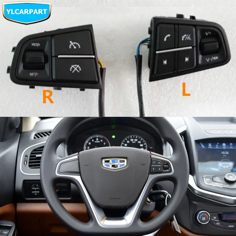 Кнопка рулевого колеса автомобиля для Geely Emgrand GC6 SC6|Рулевые и ступицы колеса| |