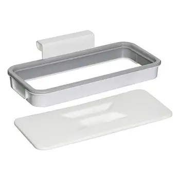 

Kitchen Cupboard Hanging Garbage Bag Trash Can Waste Garbage Bin Rack HolderMounts conveniently on the outside of a cabinet door