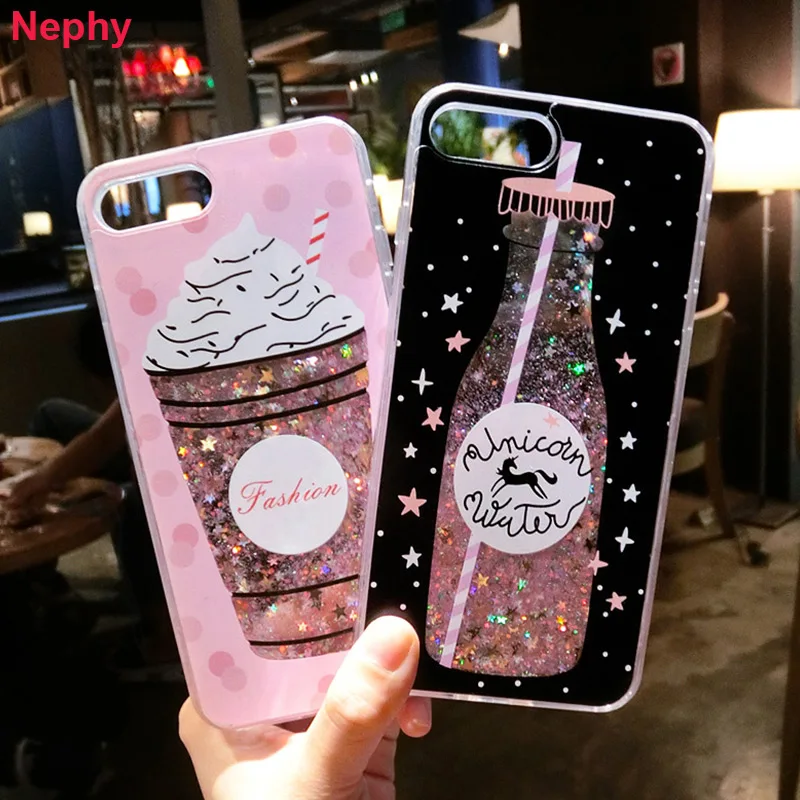 

Glitter Sequins Dynamic Quicksand Liquid Silicon Case For Samsung Galaxy S9 Plus Samsung S8 Plus S7 Edge Note 8 Cell Phone Cover