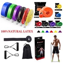 

Upgrade Stretch Resistance Rubber Band Loop Expander Elastic Yoga Strap Set Gym Home Fitness Muscles Workout Crossfit Equipment