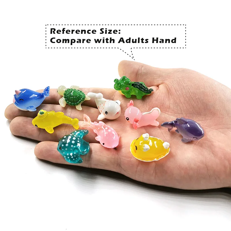 Shark Whale Turtle Dolphin Sea Fish Model Action Figure Aquarium Figurine Diy Birthday Cake Fairy Garden Decoration Hot Toy Set action figure cartoon toys