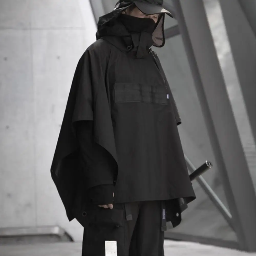 Functional Cloak Dark Ninja Jacket 