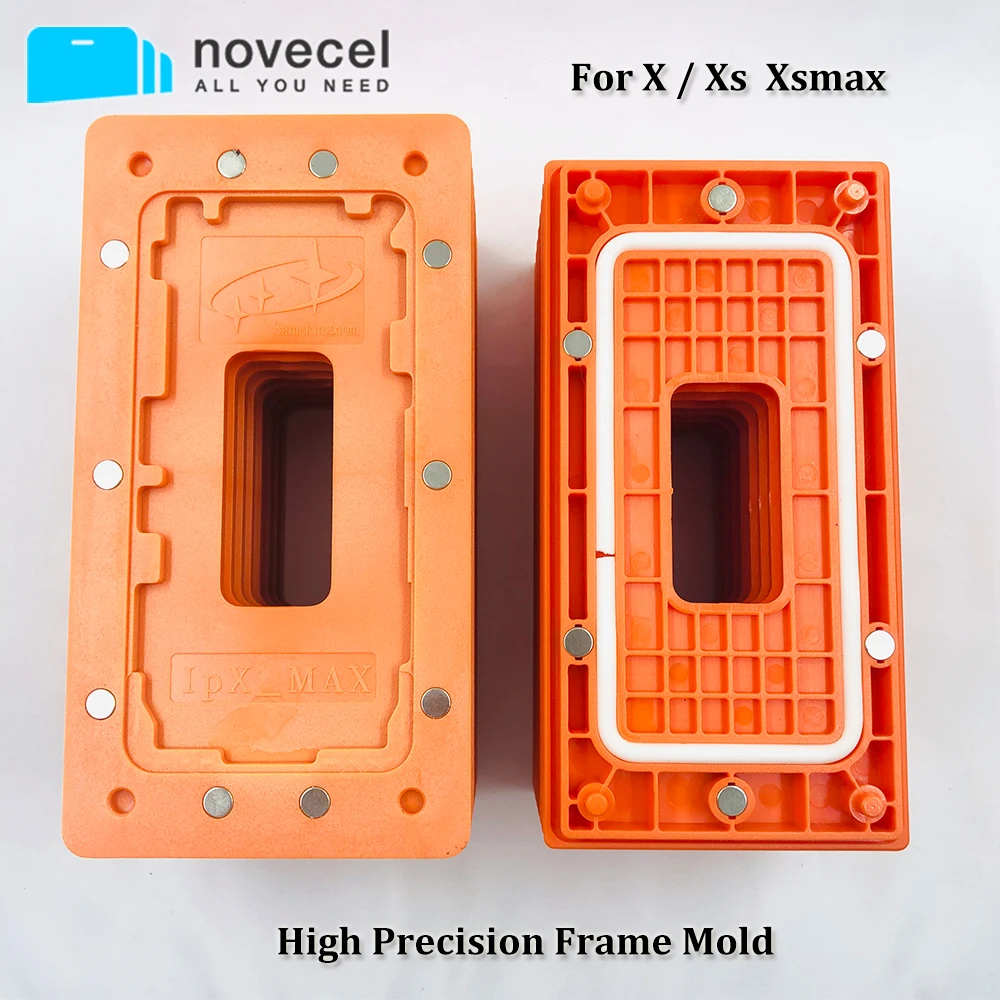 Рамка удерживающая форму для iPhone 11 pro Max X Xs Xsmax ЖК стекло Безель магнитное