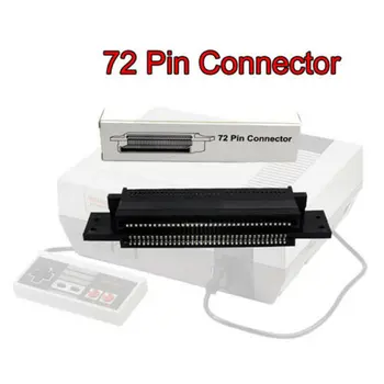 

72 Pin Connector Adapter For Nintendo NES Game Replacement Part 72 Pin Connector For Nes Connector Pin Connector Slot Socket