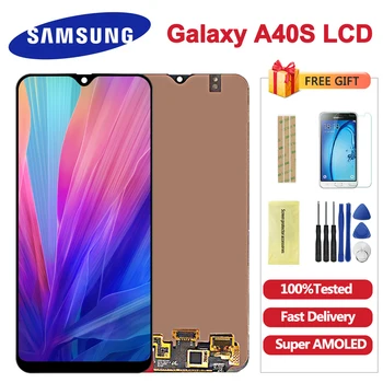 

6.4'' AMOLED LCD For Samsung Galaxy A40s 2019 A407 A407F A407FD LCD Touch Screen Digitizer Glass Assembly Repair Parts
