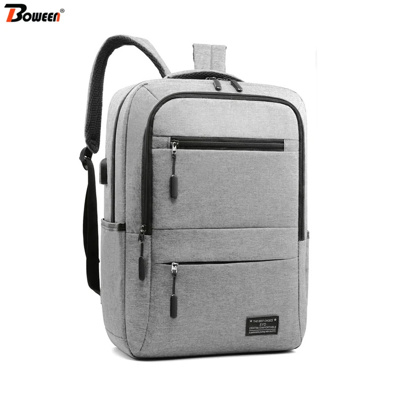

Large Backpack Men 15.6 Inch Laptop Backpack Women USB Charging Bagpack College School Bags Multifunctional Male Back Pack 2019