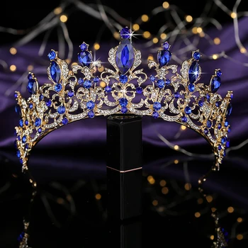 

Tiaras and Crown HADIYANA Vintage Temperament Cubic Zircon Women Wedding Party Gift Hair Accessories BCY8899 Corona Princesa