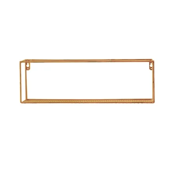 

Wrought Iron Newspapers Nordic Style Wall Mounted Storage Rack Rectangle Magazine Shelf Hanging Compact Multifunction Home Decor