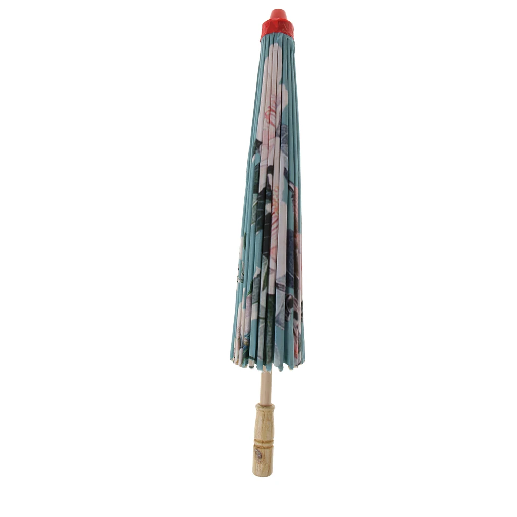 Vintage Chinese Silk Cloth Umbrella Handmade Art Painted Parasol for Wedding Party Favor Guests Gifts Performance Photo Prop