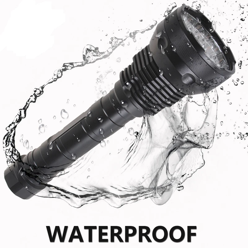  Most Bright Super long-range genuine 15*T6 LED flashlight waterproof torch 40CM detachable tube use - 4000194088477