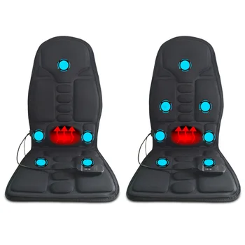 

Useful Multifunctional Car Chair Body Massage Heat Mat Seat Cover Cushion Neck Pain Lumbar Support Pad Back