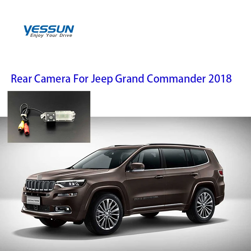 Yessun камера номерного знака для Jeep Grand Commander Автомобильная камера заднего вида помощь при парковке