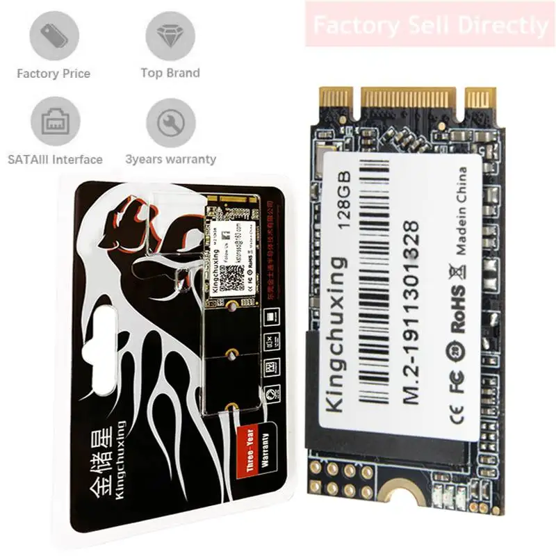 Kingchuxing M2 SATA 3 M.2 NGFF SSD 240 ГБ 120 2242 2280 ТБ 128 256 для ноутбука настольного ПК твердотельный