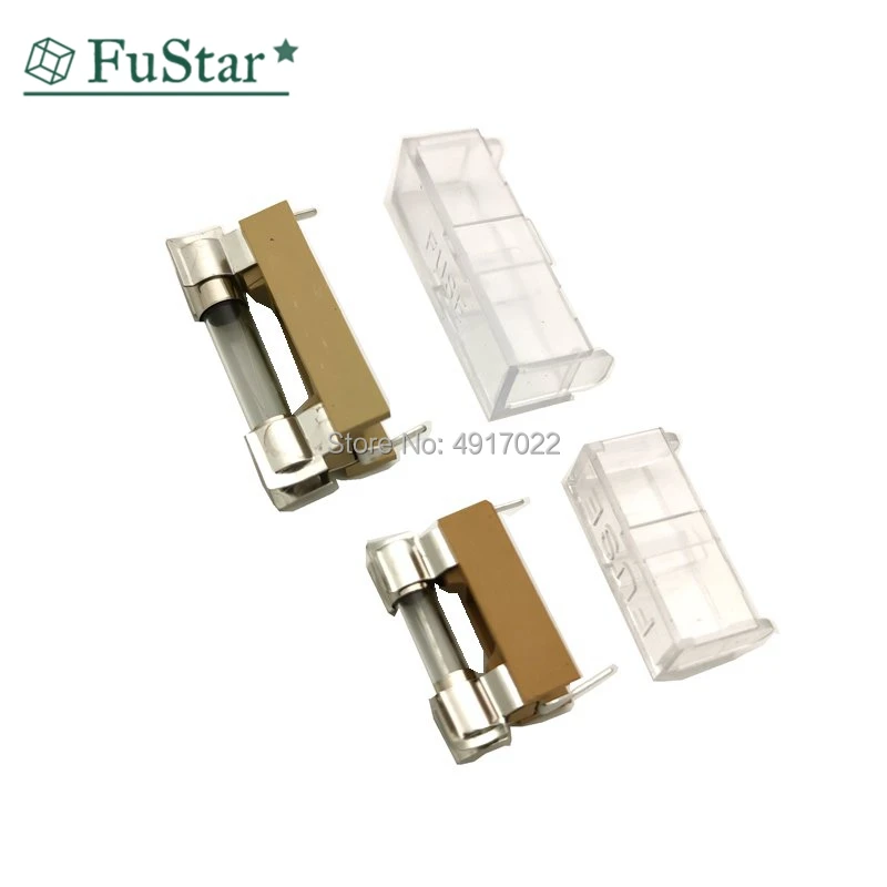 5*20mm 6*30mm glass fuse holder transparent holder with transparent cover fuse