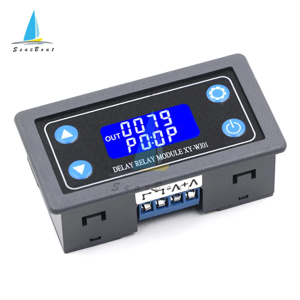 DC12V-LED-Digital-Time-Delay-Relay-Module-Programmable-Timer-Relay-Control-Switch-Timing-Trigger-Cycle-with