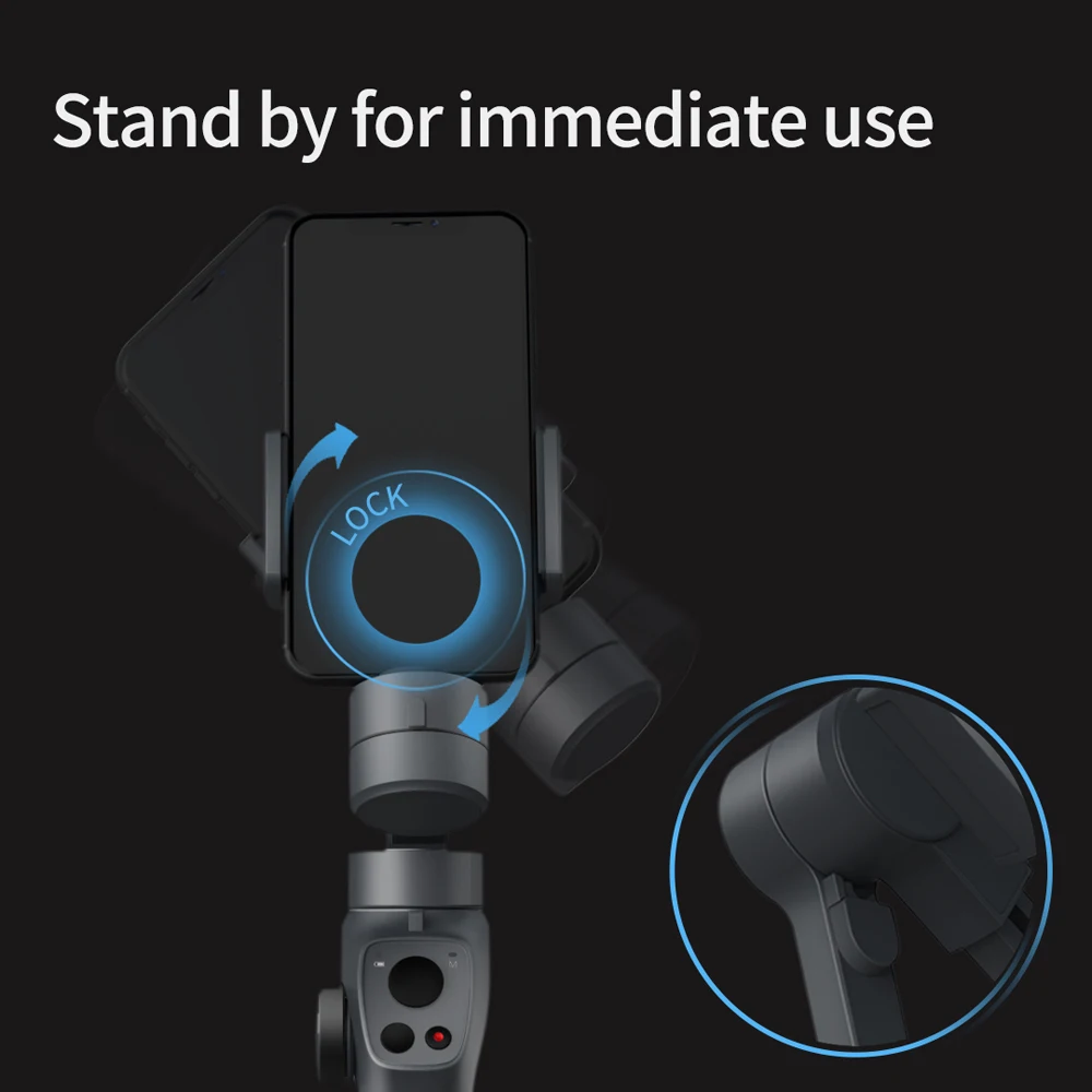  3 Axis Handheld Gimbal Stabilizer Smartphone mobile phone For iphone GoPro 7 6 5 sjcam EKEN Yi Acti