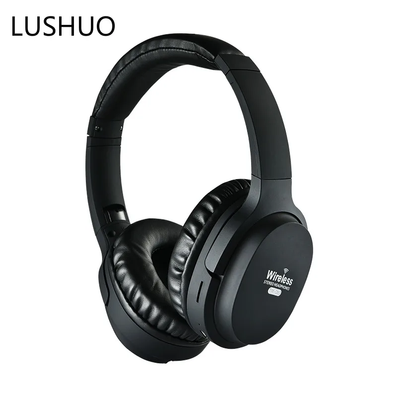 

LUSHUO Wireless headset Bluetooth 5.0 foldable headset with microphone Super HiFi subwoofer headset wireless Bluetooth
