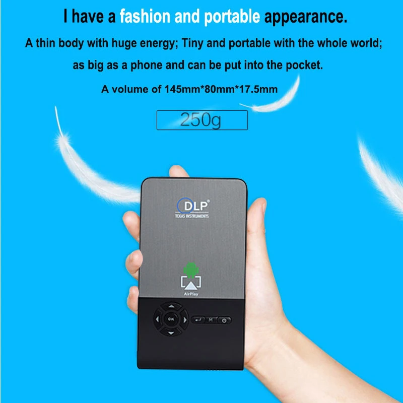 Карманный проектор C2 Dlp проектор Full Hd портативный Wifi проект Android OS 1 г/8 г светодиодный домашний кинотеатр Bluetooth 4,0 проектор мини-ПК