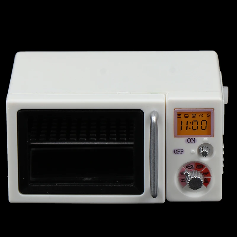 

New 1/12 Kitchenware Cookware Set for Dolls House Miniature Home Kitchen Accessory Model(Microwave oven) 2020