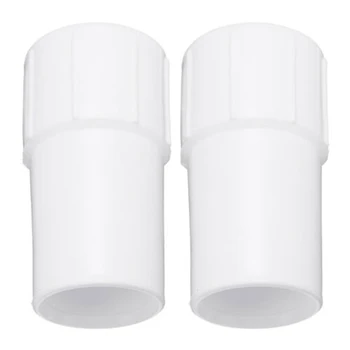 

2pcs Replacement Vacuum 1.5 Inch Cleaning Fittings Swimming Pool Hose Connector Durable Adapter Home Suction Pipe Easy Install
