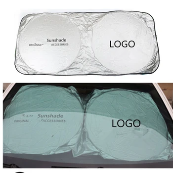 

For smart Logo Car Accessories Car Front Rear Window Visor Windshield Block Cover Sun Shade UV Protection Car Sunshade