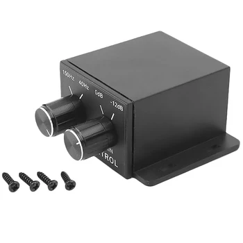 

New Car Power Amplifier Audio Regulator Bass Subwoofer Equalizer Crossover Controller 4 Rca Adjust Line Level Volume Amplifier