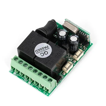 

DC 12V 2 CH Signal Wireless RF Remote Control Receiver Relay Switch 433mhz B85B