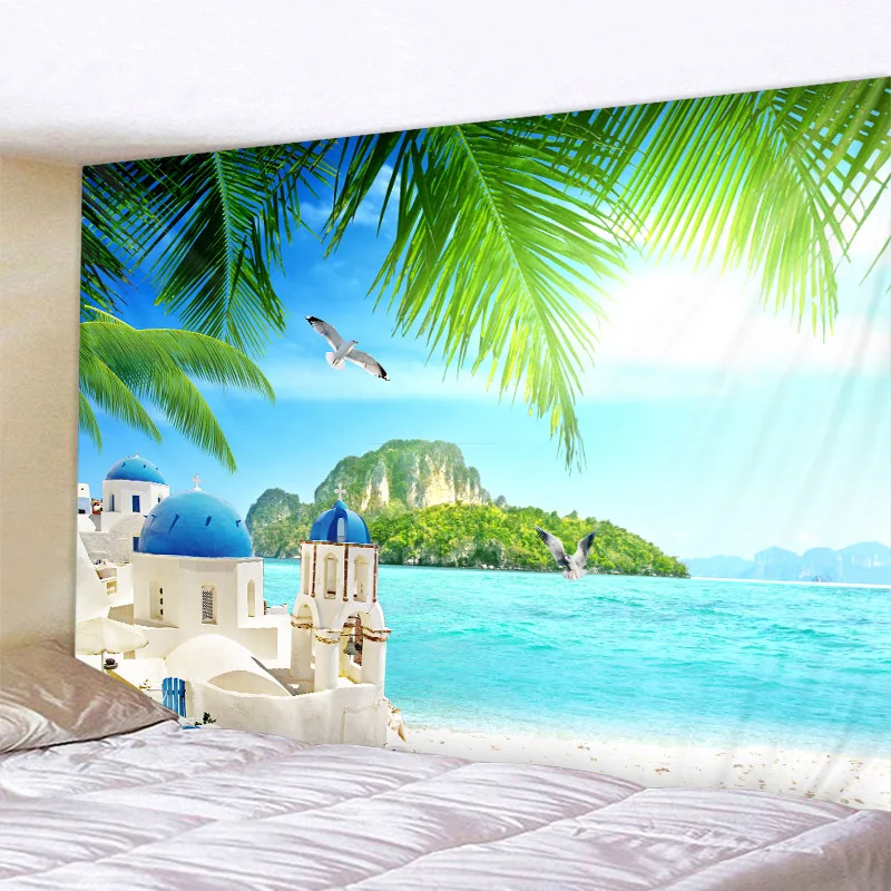 Tapestry Decor Nordic Tropical Beach Tapestry 6 sizes