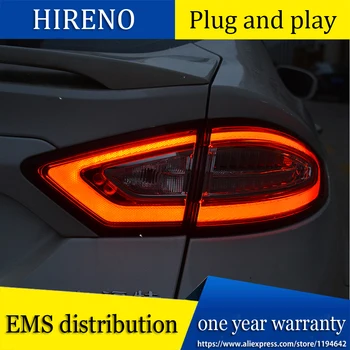 

Car Styling tail lights for Ford Mondeo taillights 2013-2016 LED Tail Lamp rear trunk lamp Ford Mondeo LED taill lights