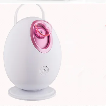 

1PC Household Facial Steamer Portable Nano Face Humidifier Mini Egg Hot Spray Face Steamer Ion Water Supply Instrument for Women
