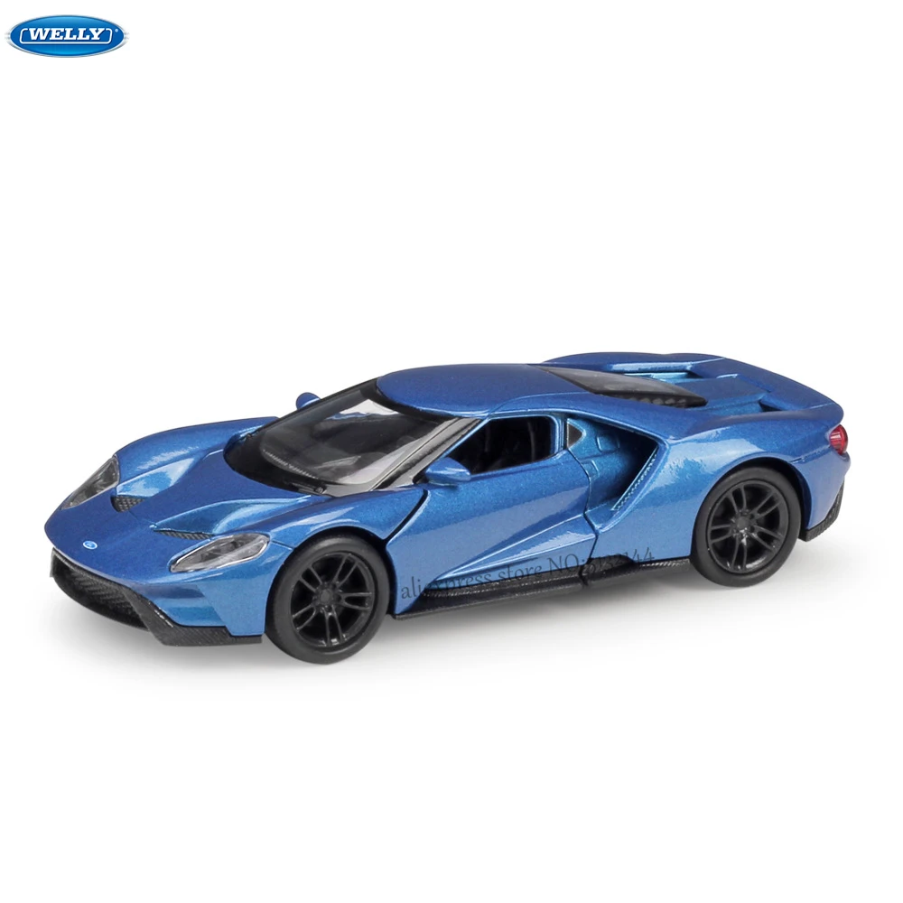 

WELLY 1:36 Ford 2017 Ford GT sports car simulation alloy car model machine Simulation Collection toy pull-back vehicle