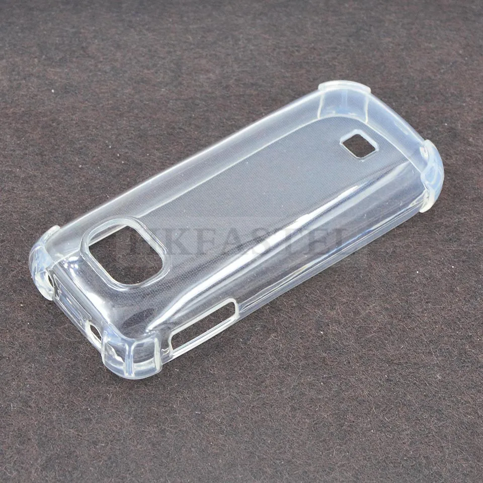 HKFASTEL Protection Case For Nokia C2 C2-01 C2 01 jelly Clear Soft TPU Back Case Protection Skin Camera Protect Cover phone carrying case