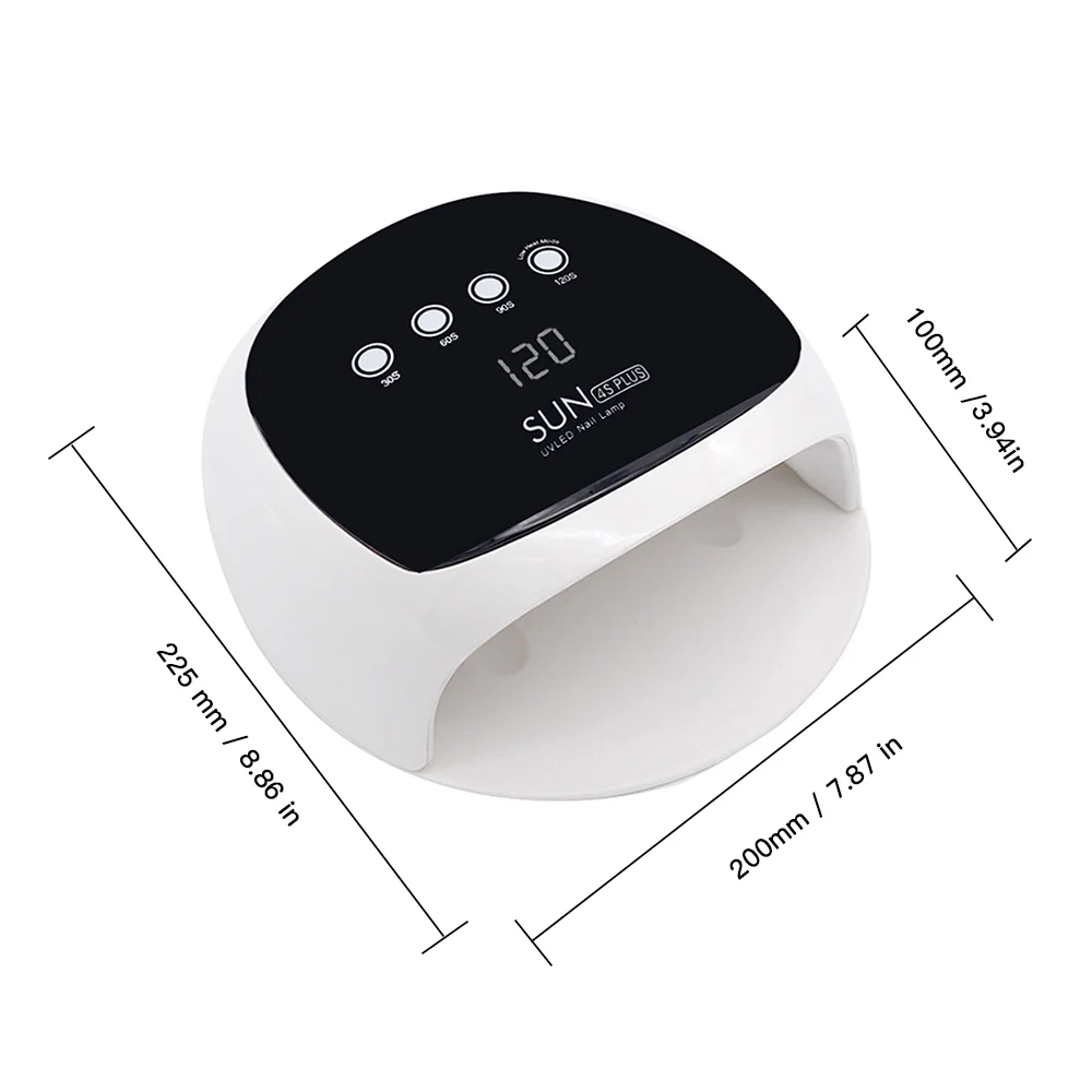 52W LED Lamp Nail Dryer Automatic Sensing UV Quick Dry Nail Lighting for Polish Gel Curing Manicure Machine Nails Art Tool