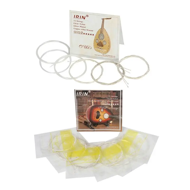Oud String Middle East lute 11 String нейлоновая Посеребренная O101 022-041