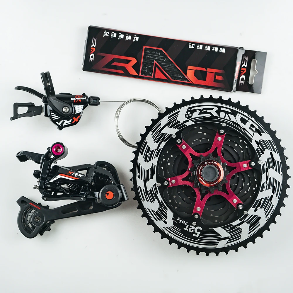 Zracing X SENSAH XRX 12 Скорость педали + переключатель демонтаж обратного касета 12s Alpha 52