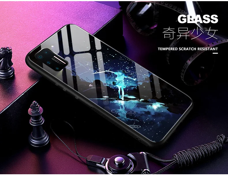 Закаленное стекло Жесткий чехол s для Smartisan Nut Pro 3 чехол звездная звезда Глянцевая задняя панель Крышка для Smartisan Nut Pro 3 Pro3 чехол для телефона